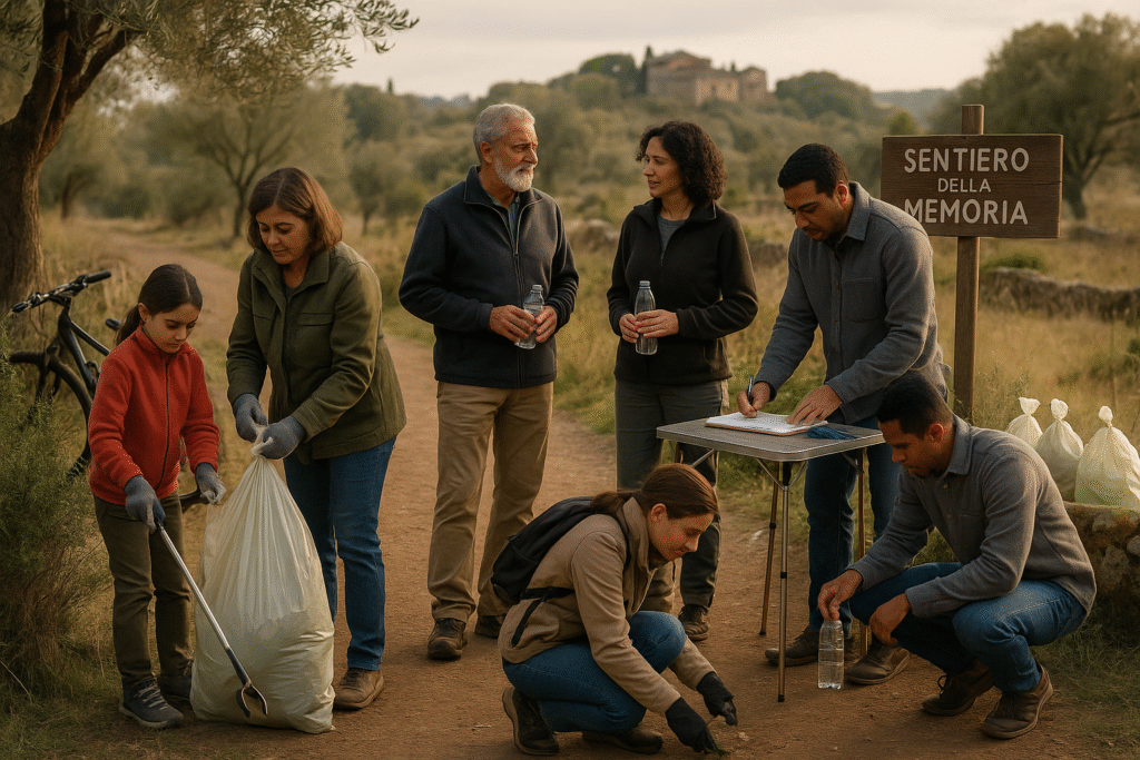 Pulizia dei sentieri e raccolta partecipata  dei rifiuti